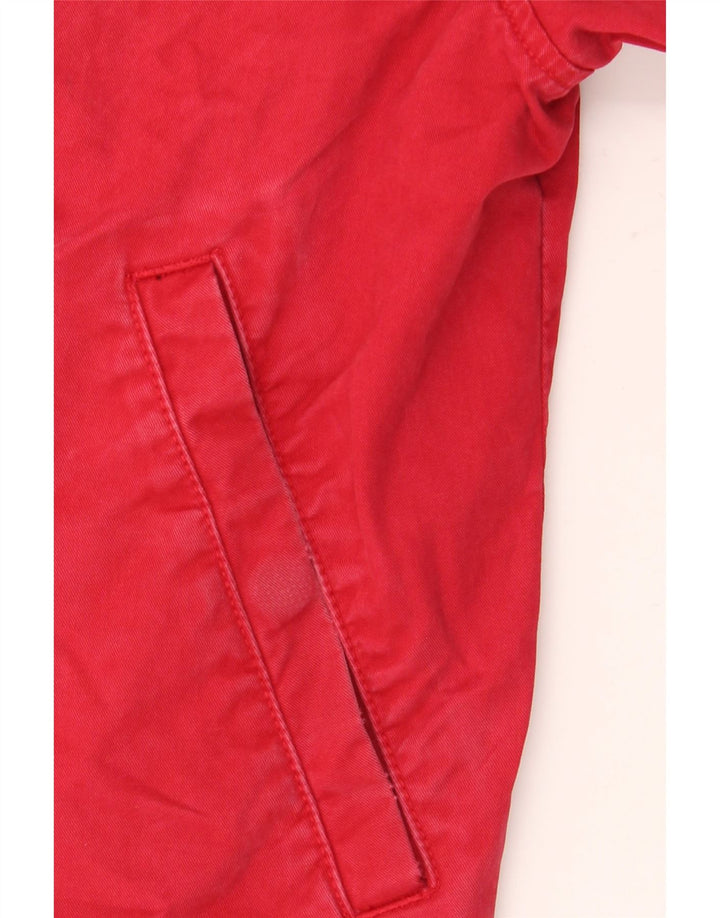 Jaqueta bomber masculina Gant UK 36 algodão colorblock vermelho pequeno