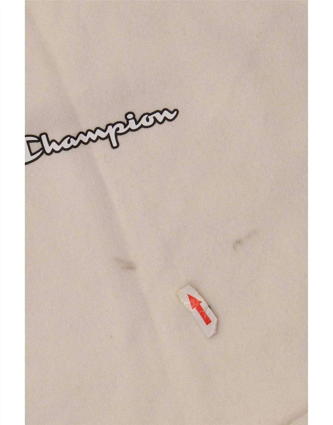 Champion moletom masculino jumper XL branco colorblock algodão