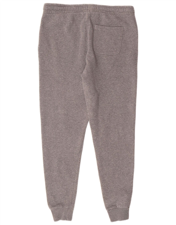 Lyle & Scott Calça de treino masculina Joggers cinza médio algodão manchado