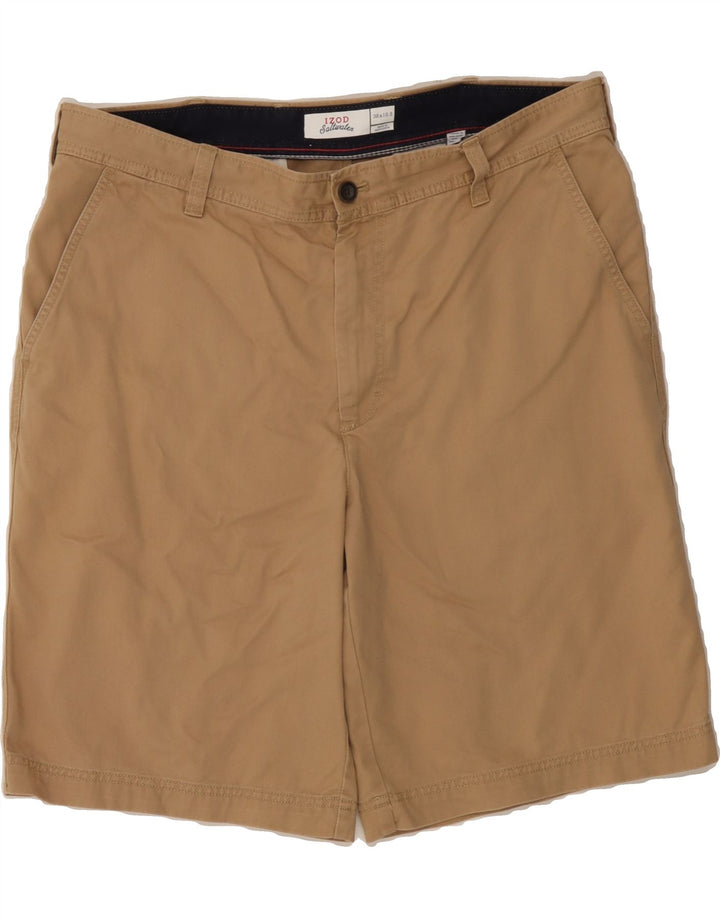 IZOD Mens Salt Water Chino Shorts W38 XL Beige Cotton Vintage Izod and Second-Hand Izod from Messina Hembry 