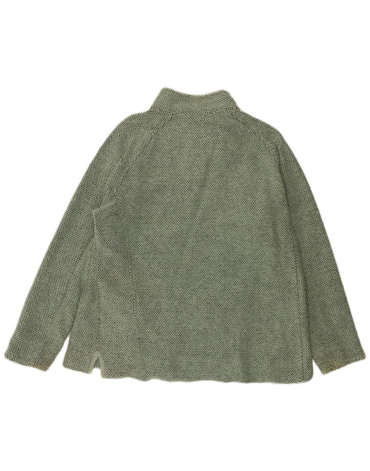 Jaqueta feminina de treino WEIRD FISH UK 20 2XL algodão verde