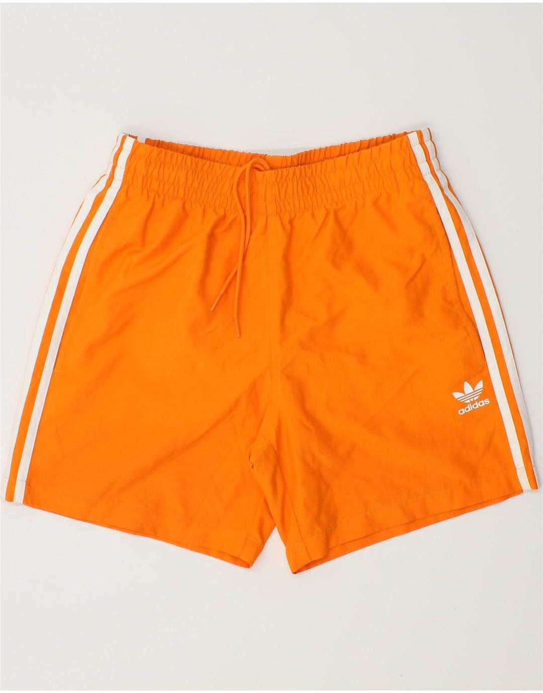 Shorts de natação masculino ADIDAS pequeno laranja poliéster