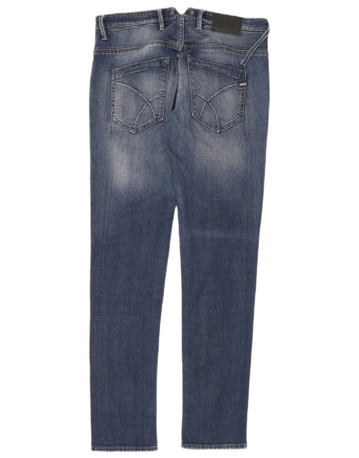 Gas Womens Slim Jeans W26 L30 Azul Algodão