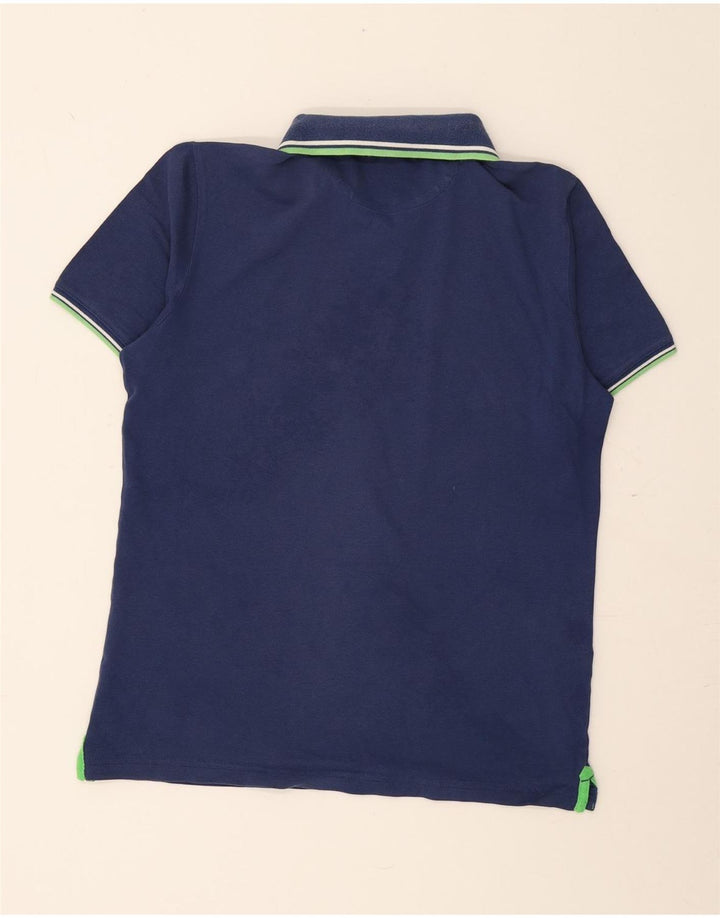 Camisa polo masculina Champion Herritage Fit azul médio