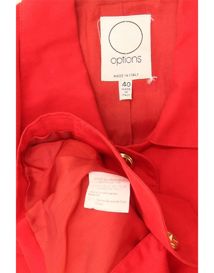 Opções blusa feminina manga curta cropped IT 40 algodão vermelho pequeno