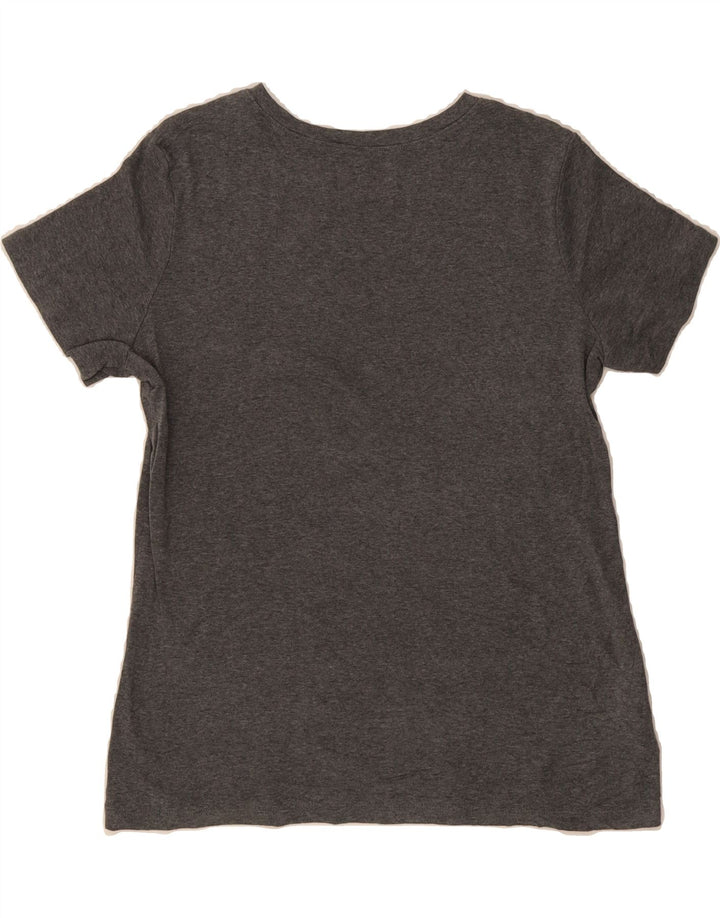EDDIE BAUER Womens T-Shirt Top UK 18 XL Grey Cotton Vintage Eddie Bauer and Second-Hand Eddie Bauer from Messina Hembry 