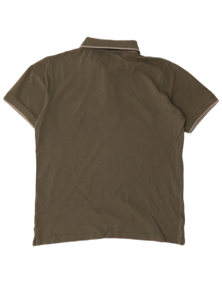Camisa polo masculina Carrera grande algodão cáqui