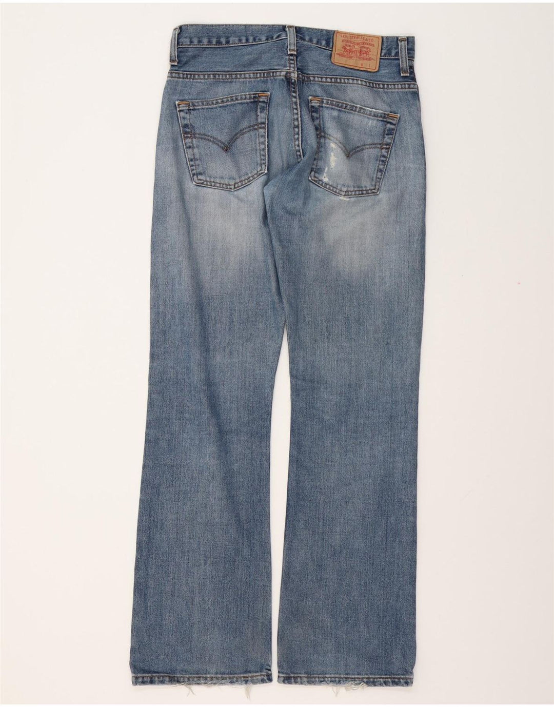 LEVI'S Mens Bootcut Jeans W31 L32 Azul Algodão