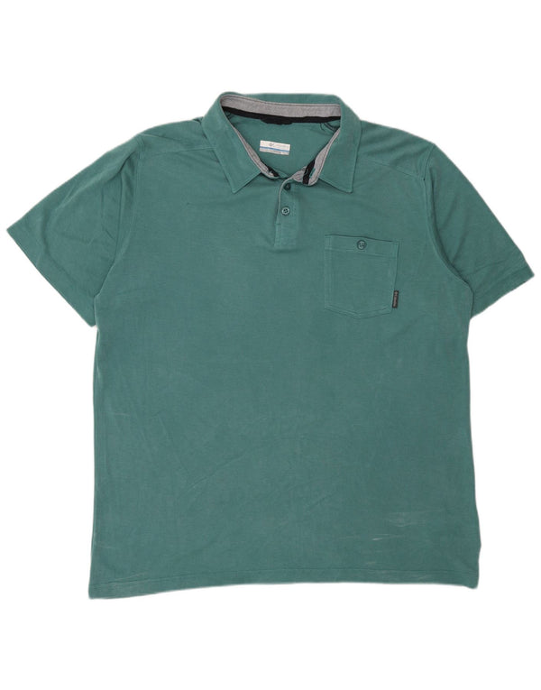 Camisa polo masculina Columbia XL verde modal