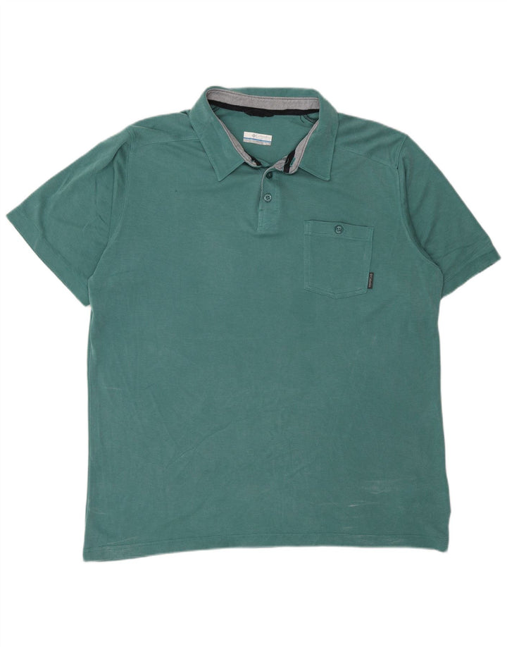 Camisa polo masculina Columbia XL verde modal