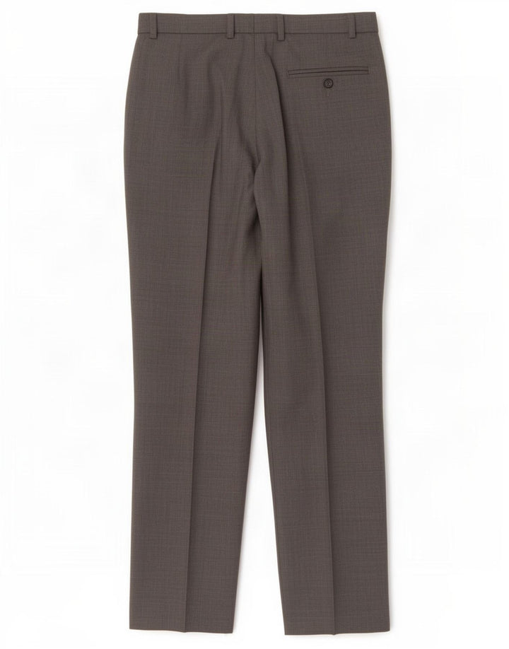 Calça masculina Marks & Spencer Pegged Suit W32 L29 poliéster cinza