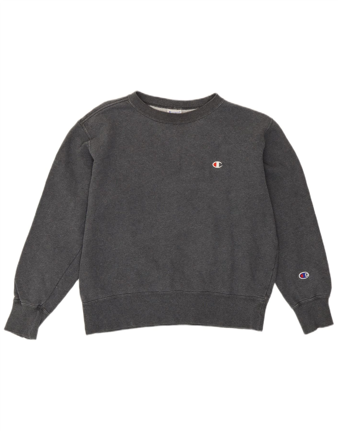Jumper de moletom feminino grande Champion UK 10 pequeno algodão cinza
