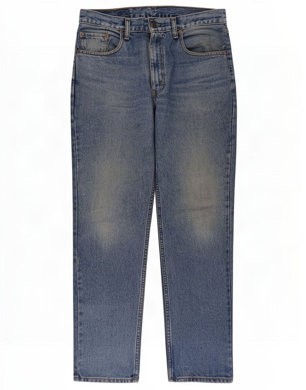 Levi's Masculino 504 Straight Jeans W33 L31 Azul Algodão
