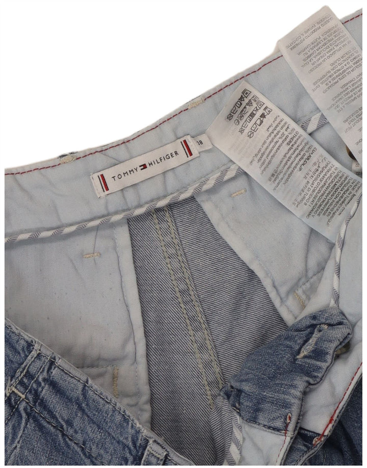 Jeans retos femininos TOMMY HILFIGER EU 38 médio W32 L31 algodão azul