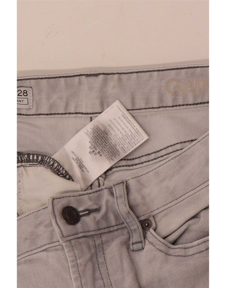 Jeans skinny feminino Gap W28 L28 algodão cinza