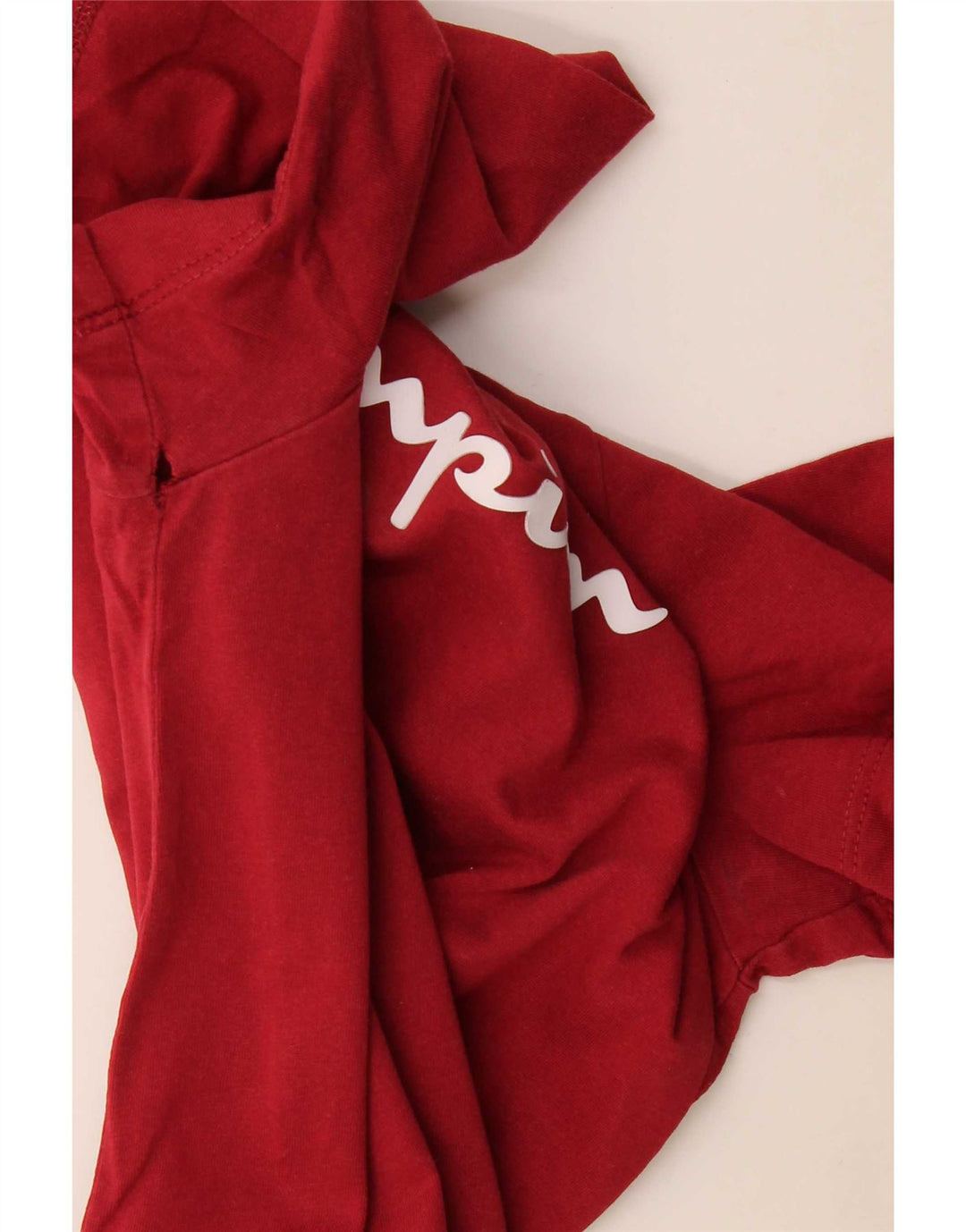 Camiseta feminina estampada Champion UK 12 médio vermelho
