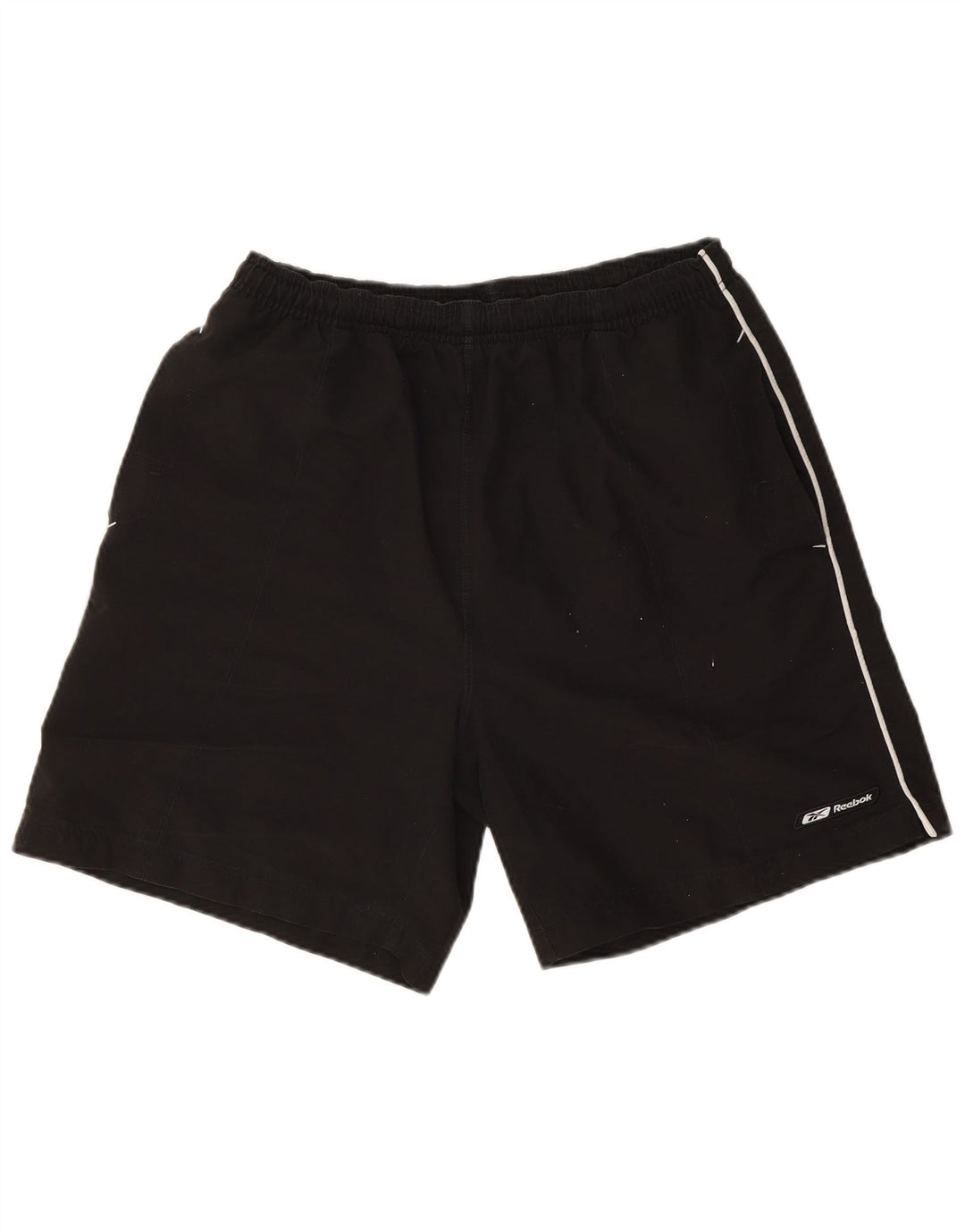 Shorts de natação masculino Reebok médio preto poliéster