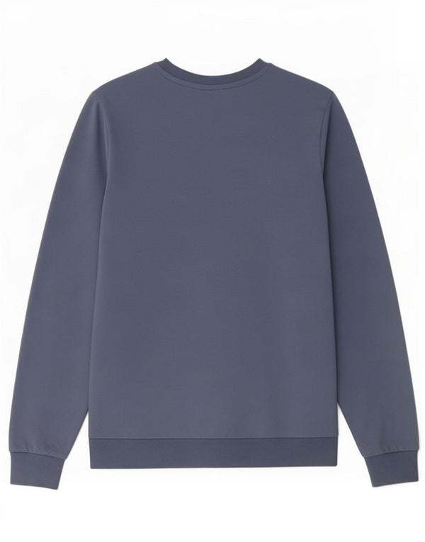 Kappa Mens Graphic Sweatshirt Jumper Large Blue Cotton