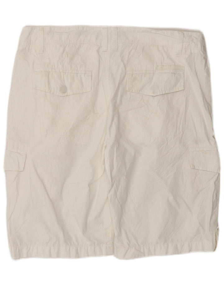 Shorts cargo masculino Calvin Klein W32 médio algodão branco
