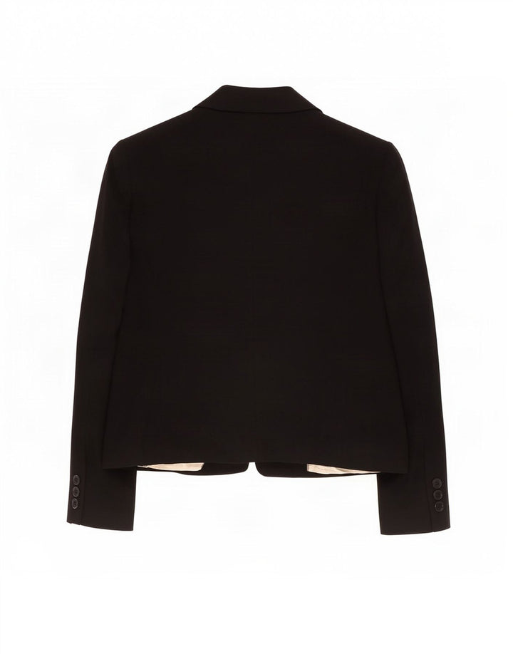 Jaqueta blazer feminina Marks & Spencer com 1 botão Reino Unido 20 2XL poliéster preto