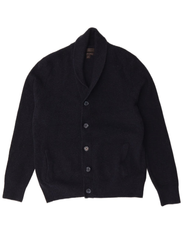 Suéter cardigã masculino Marks & Spencer XL azul marinho algodão