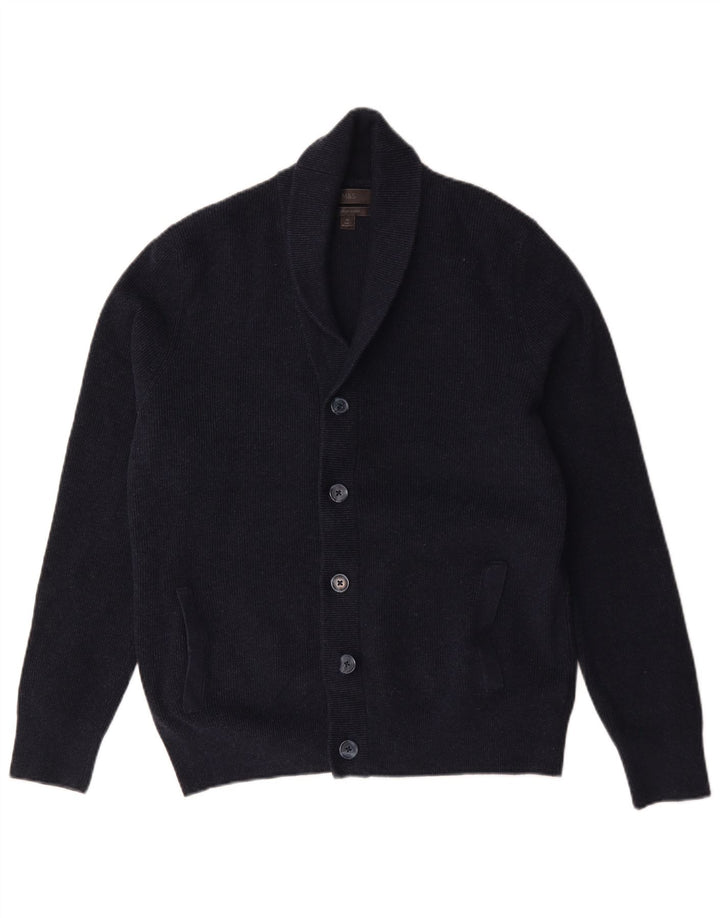 Suéter cardigã masculino Marks & Spencer XL azul marinho algodão