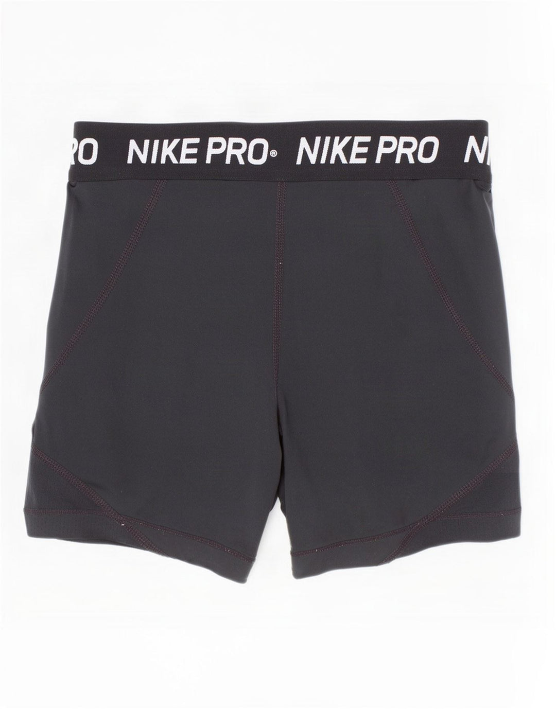 Shorts esportivos gráficos Nike Girls Dri Fit 10-11 anos médio preto poliéster