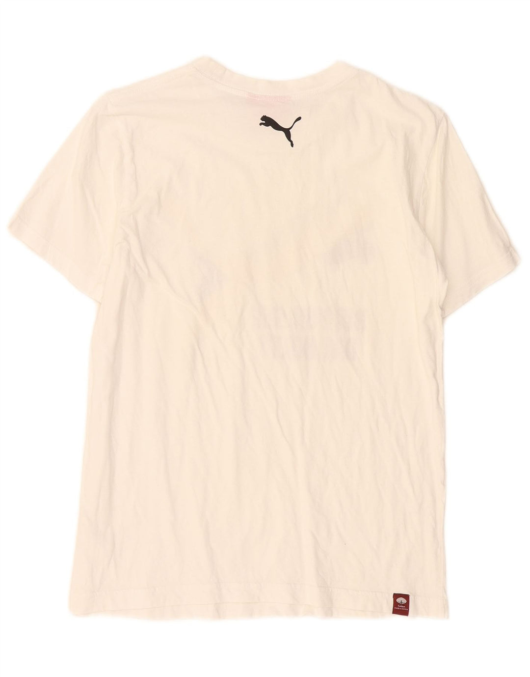 Puma Camiseta Masculina Graphic Top Pequeno Branco