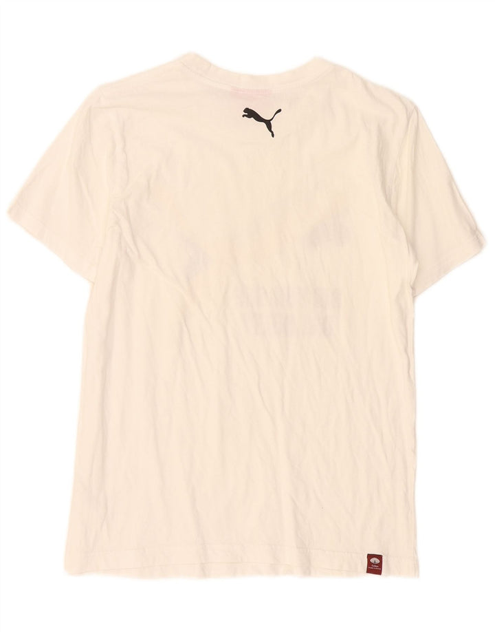 Puma Camiseta Masculina Graphic Top Pequeno Branco
