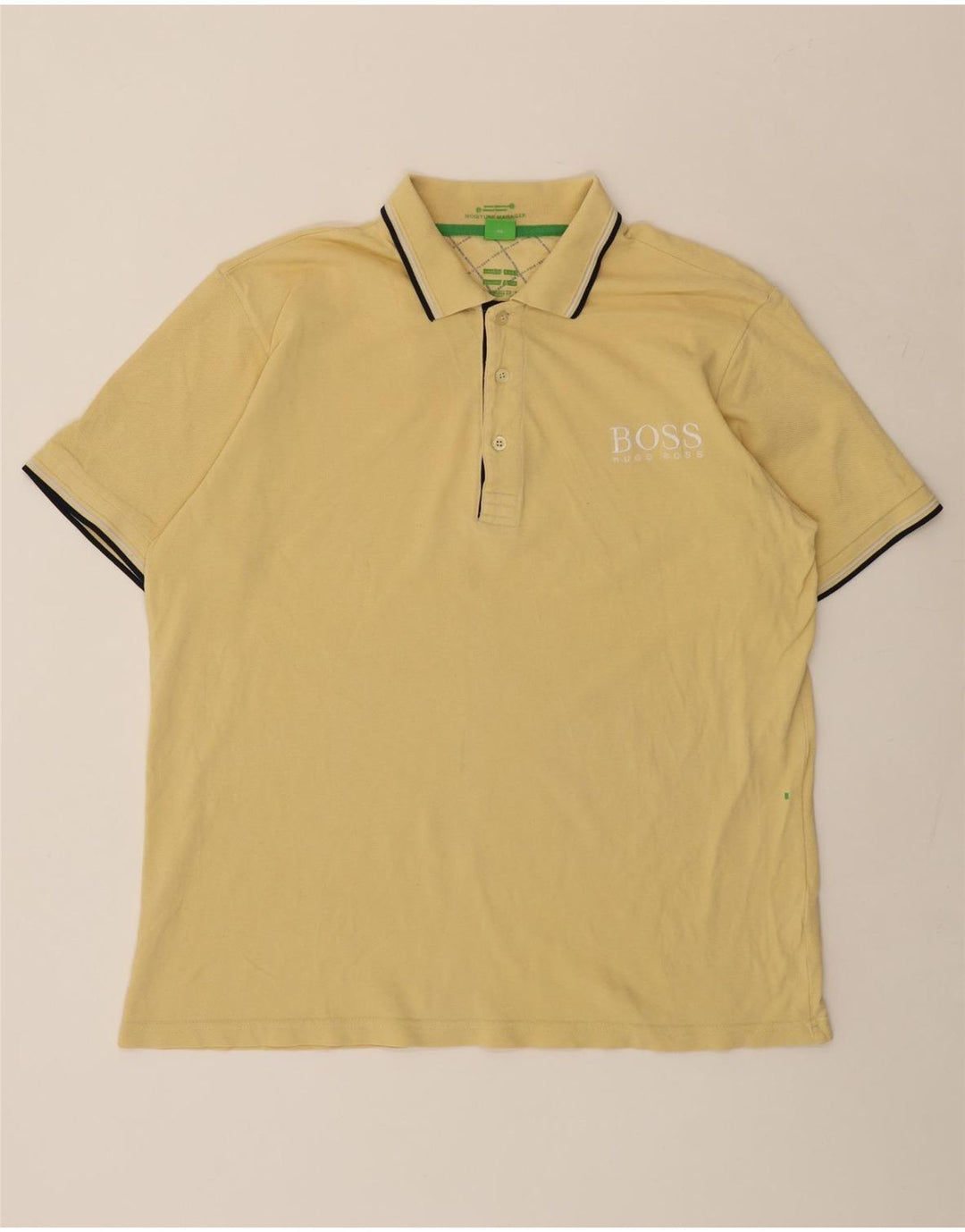 Camisa polo masculina HUGO BOSS 2XL amarela