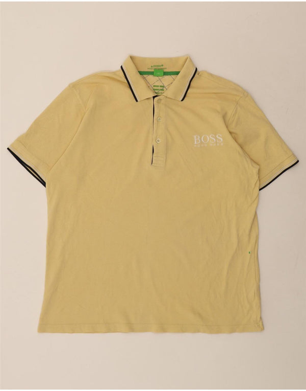 Camisa polo masculina HUGO BOSS 2XL amarela