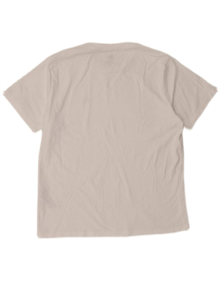Camiseta masculina padrão Levi's Top grande de algodão branco