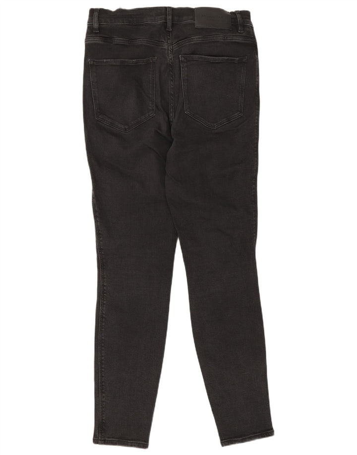 Jeans skinny feminino Massimo Dutti EU 40 médio W30 L30 algodão cinza