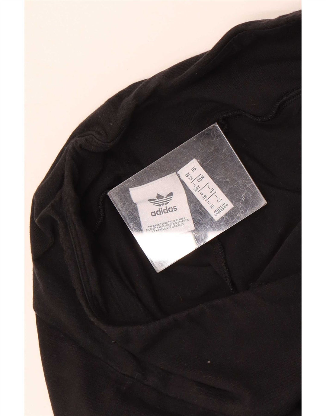 Leggings Adidas Femininas Gráficas UK 12 Médio Preto
