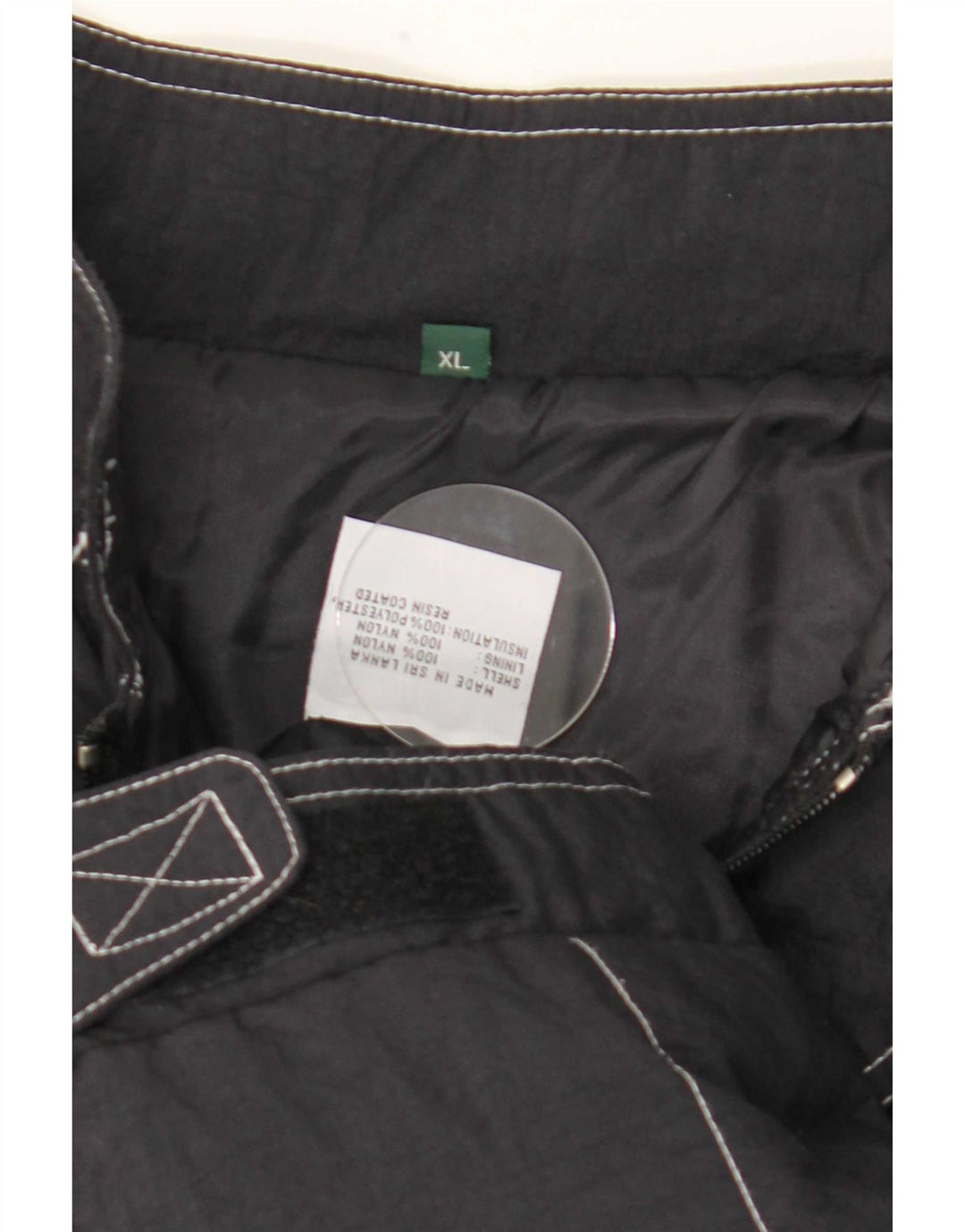 Jaqueta masculina Graphic Racer de Fórmula 1 UK 42 XL preto xadrez nylon