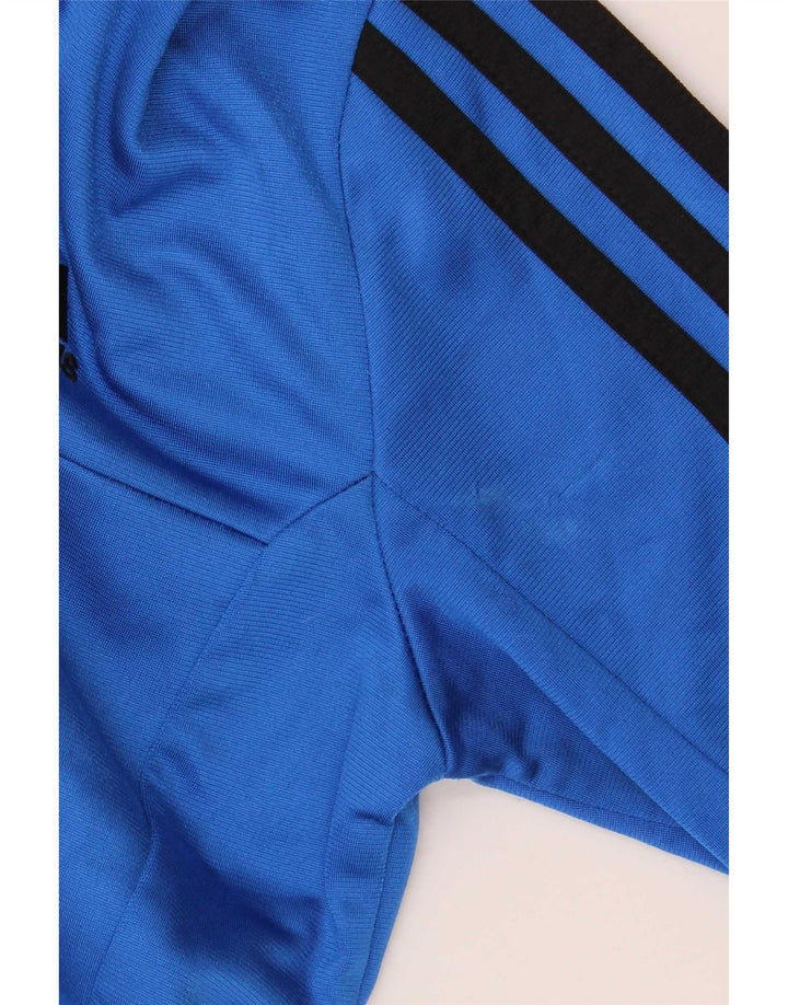Jaqueta Adidas Meninos Treino Top 11-12 Anos Azul Poliéster