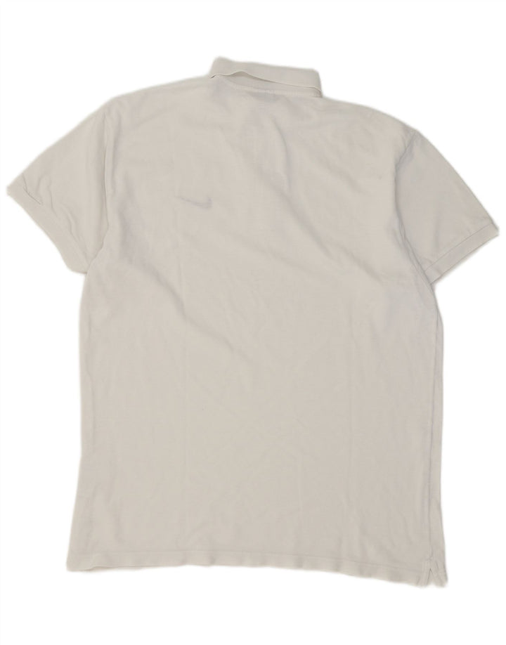 Camisa polo masculina Nike médio algodão branco