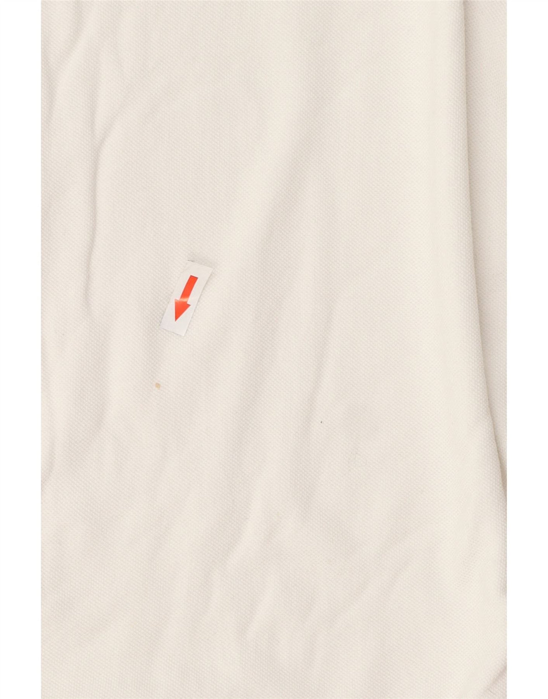 Camisa polo masculina Crew Clothing algodão branco médio