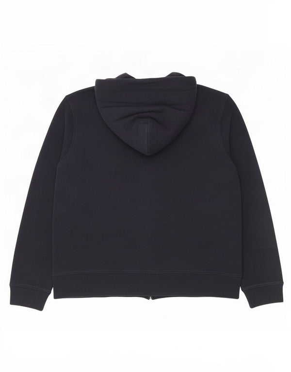 Tommy Hilfiger Suéter feminino com capuz e zíper gráfico UK 18 XL Azul marinho