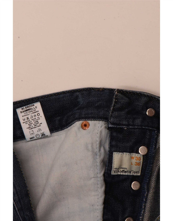 Energie Mens Slim Jeans W30 L32 Azul Algodão