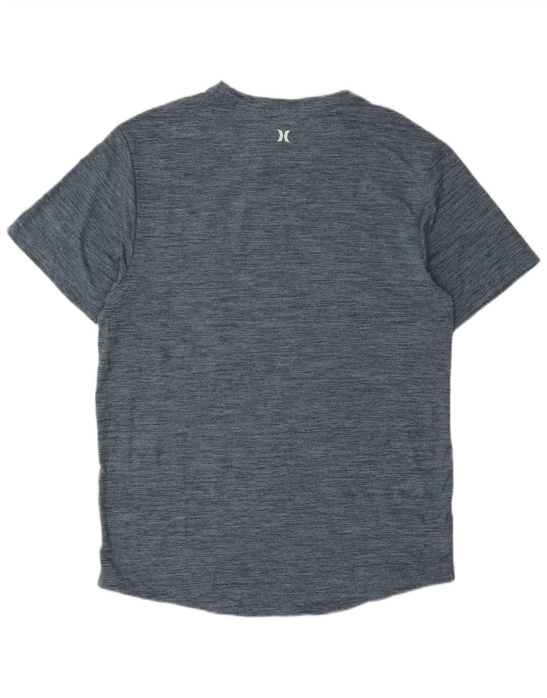 Camiseta masculina Hurley com estampa gráfica, poliéster manchado azul marinho médio