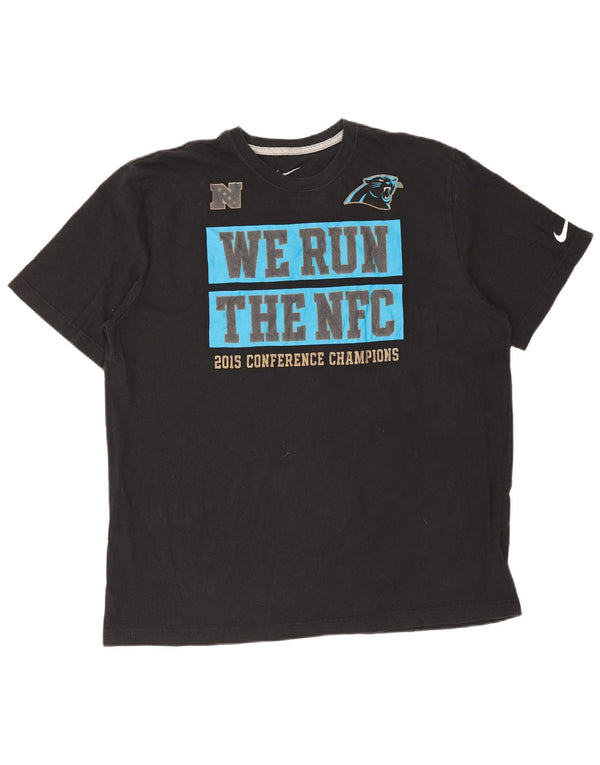 Camiseta Nike Masculina Carolina Panthers Regular Fit Graphic Top XL Algodão Preto