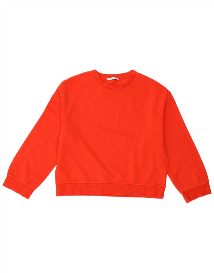 ZARA moletom feminino jumper UK 10 pequeno vermelho