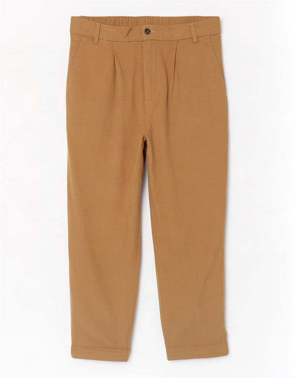 Calça Chino Cônica Feminina Zara XS W24 L21 Bege