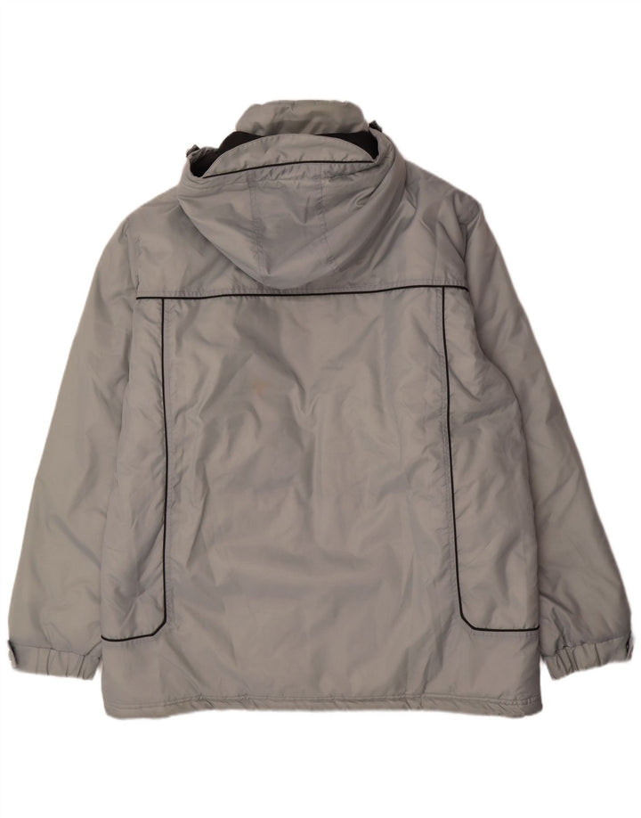 Jaqueta masculina acolchoada com capuz CHAMPION UK 42 XL azul poliamida