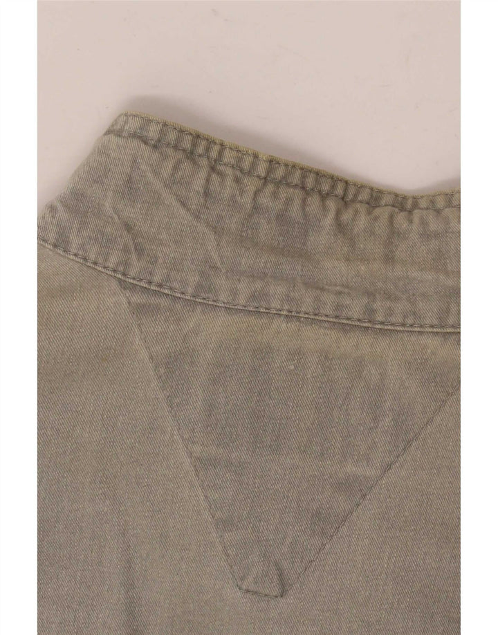 Jaqueta jeans masculina Mustang UK 38 cinza médio