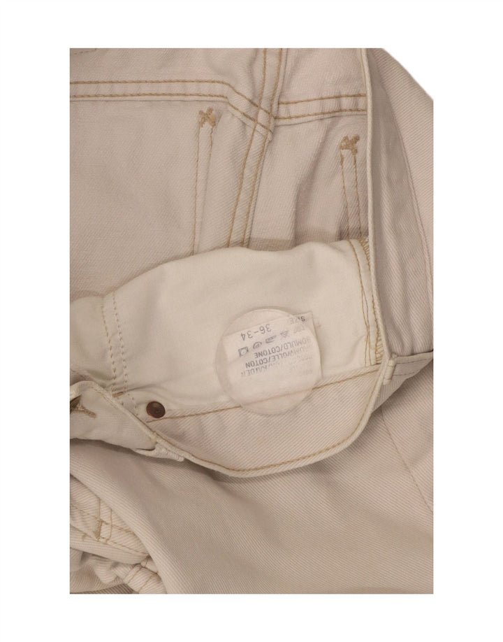 Jeans retos masculinos LEE W36 L29 algodão bege