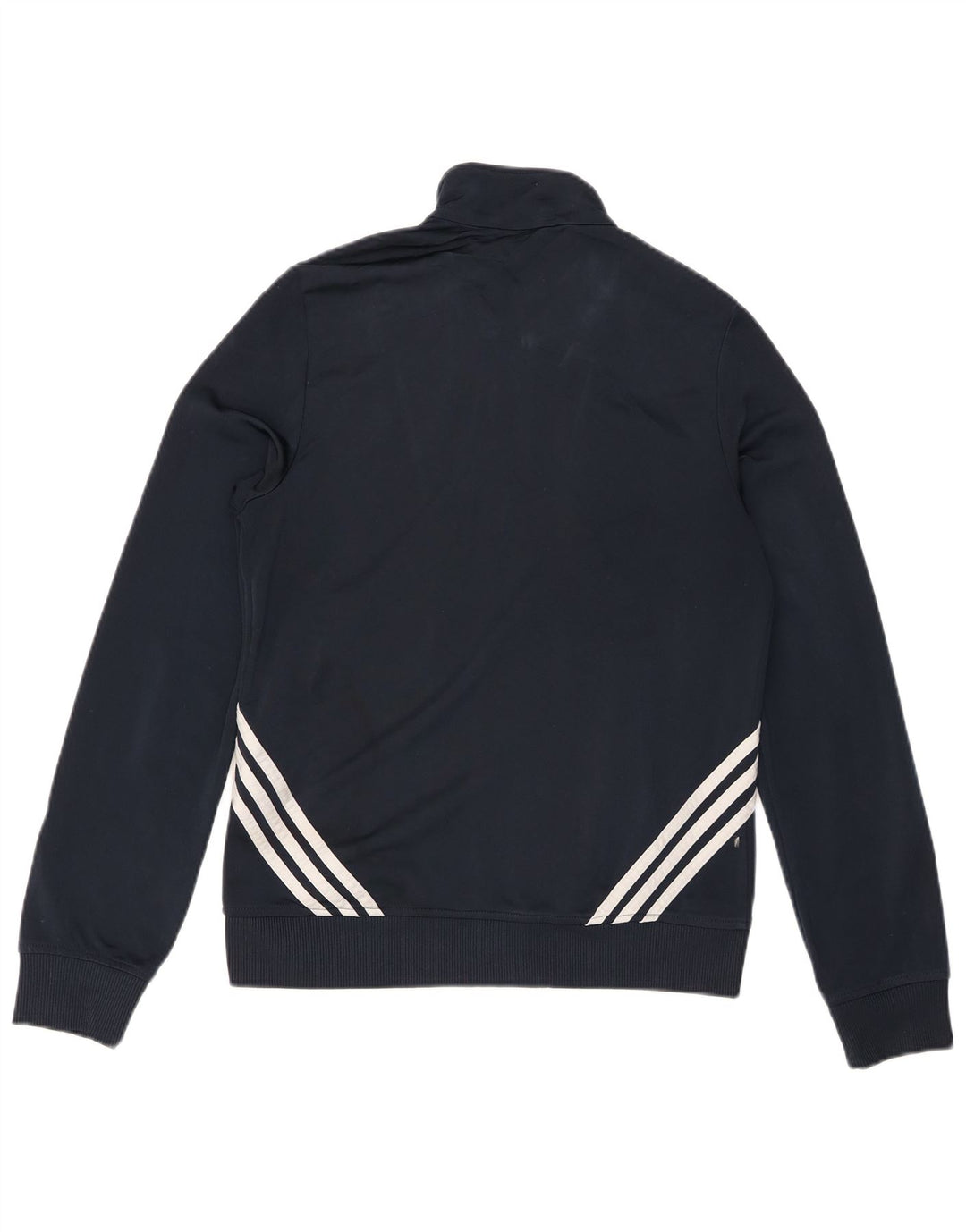 Adidas Womens Tracksuit Top Jacket UK 16 Grande Azul Marinho Colourblock