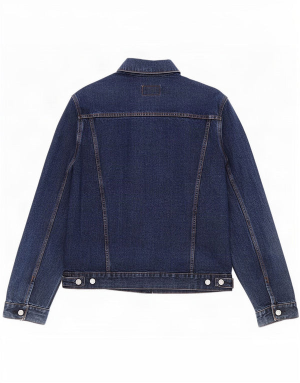 Jaqueta jeans Casucci masculina Keegan Reino Unido 38 azul marinho médio