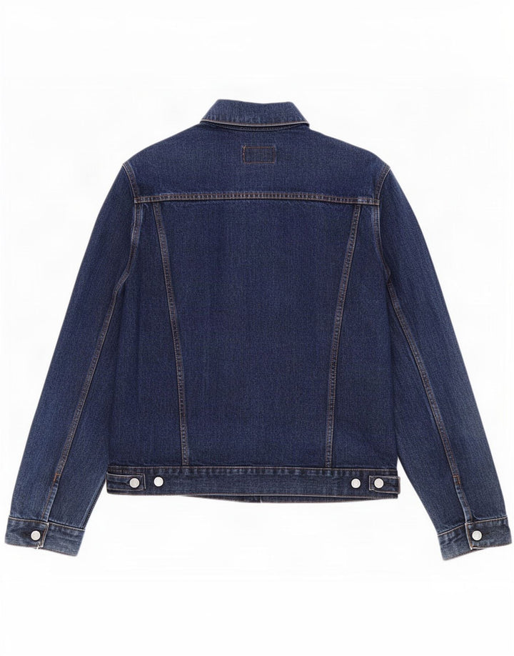 Jaqueta jeans Casucci masculina Keegan Reino Unido 38 azul marinho médio